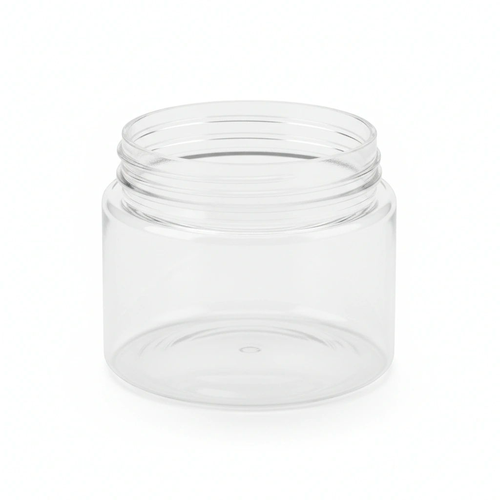 3 OZ JAR, CLEAR PET, ROUND, 58-400