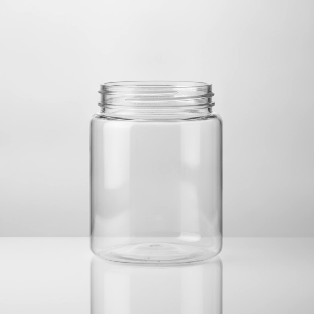 8 OZ JAR, CLEAR PET, ROUND, 70-400