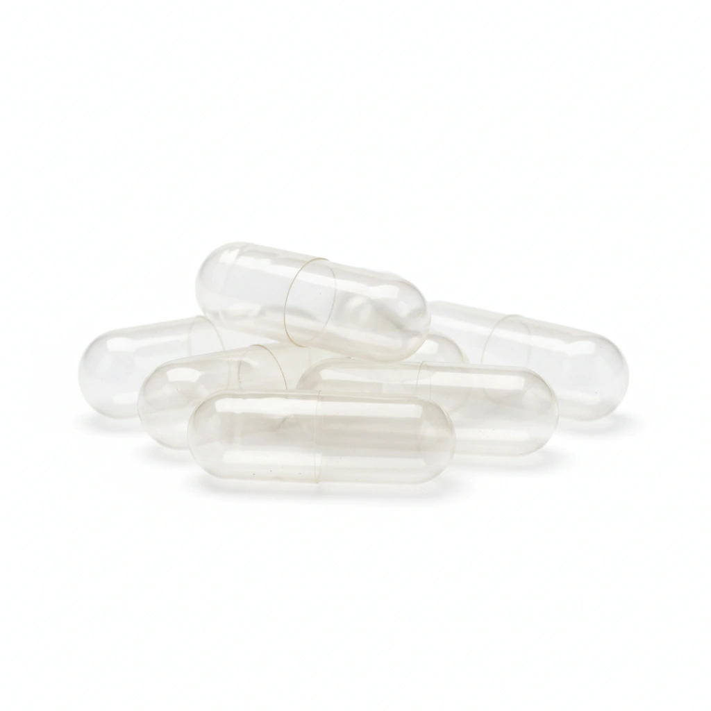 #00 VEGGIE CAPSULE, CLEAR , EXTRA LONG