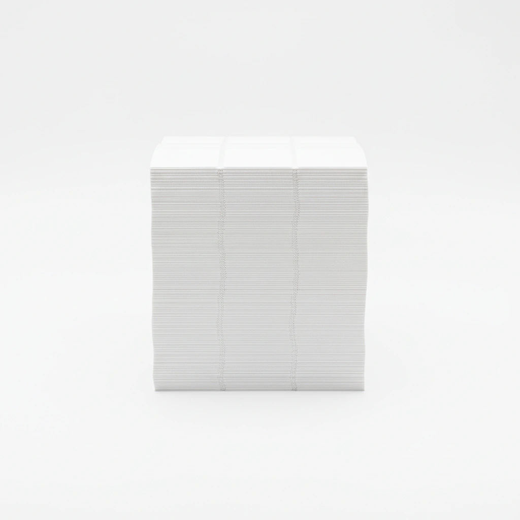4 X 6 DIRECT THERMAL TRANSFER LABEL FANFOLD 2000/STACK, 2 STACKS/CS