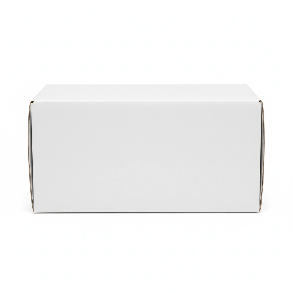 12 X 10 X 4 CARTON, WHITE CORRUGATE, DIE CUT (12PK)
