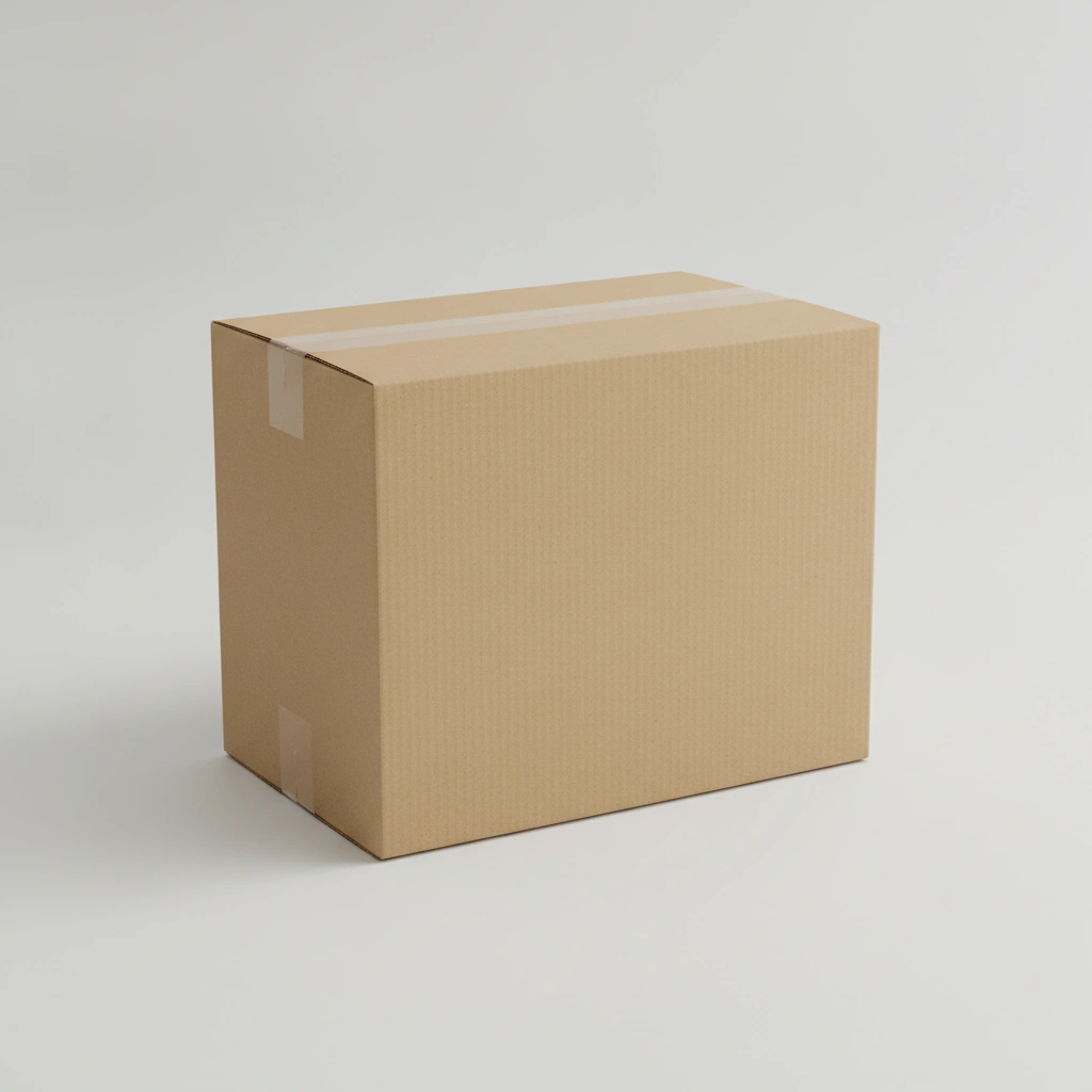 17 X 17 X 4 - 5/8 CARTON, KRAFT CORRUGATE, REGULAR SLOTTED CARTON