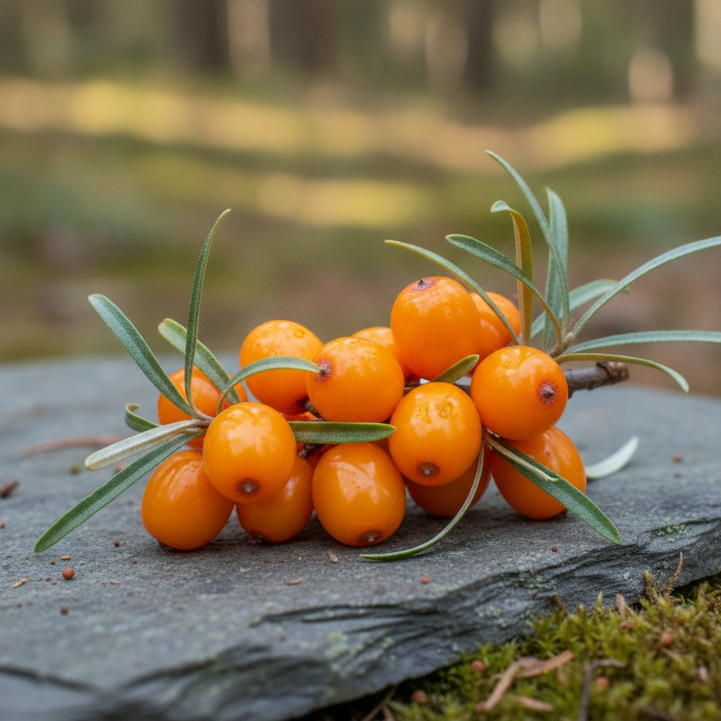 SEA BUCKTHORN OIL POWDER {2% OMEGA-7 PALMITOLEIC ACID}